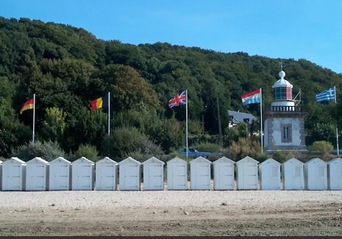 Avec Piscine Pres De Honfleur 아파트 에쿼뭐빌